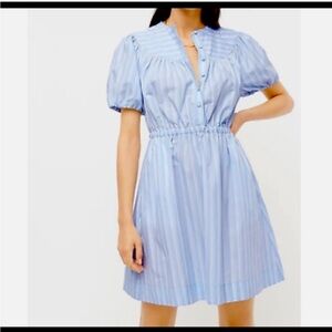 JCrew Mini striped dress